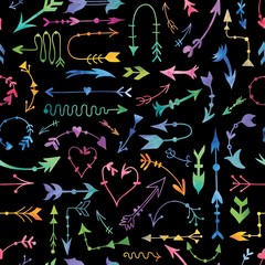 Vector Tribal Arrow Pattern