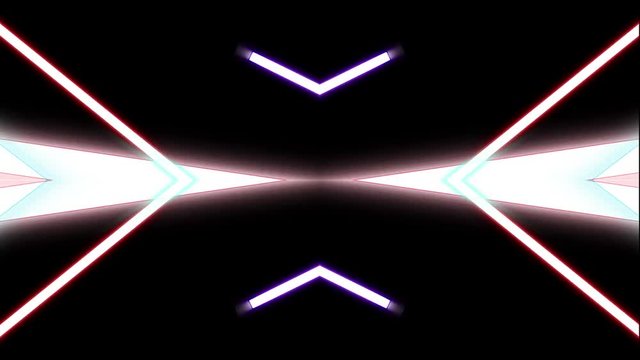 fast glowing color DJ video background