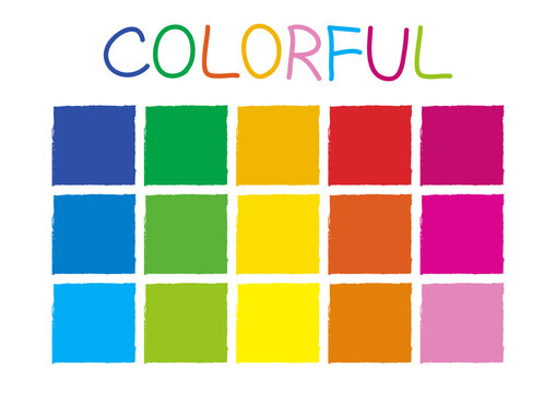 Colorful Color Tone without Code Vector Illustration