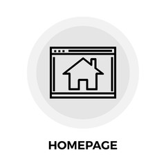 Homepage Line Icon