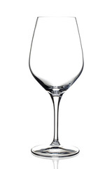 empty wineglass.