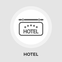 Hotel Flat Icon