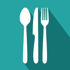 Couverts-flat design