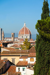 Fototapeta premium View of the Florence Cathedral, Italy.