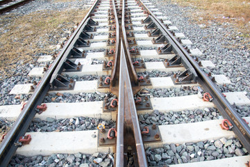 crossroad Railroad tracks