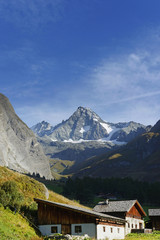 Alpine landscape: Grosglockner peak, september 2015.