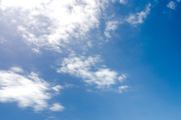 Obraz premium Blue sky with clouds