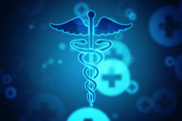 2d illustration Health care and medical logo 