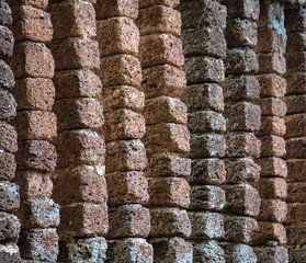 Background of Laterite wall, Thailand.

