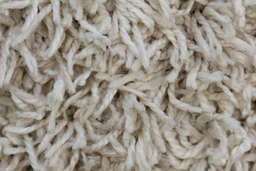 synthetic carpet pile