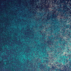 Grunge background dark blue