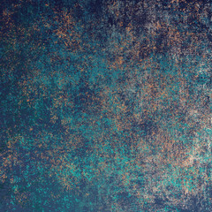 Grunge background dark blue