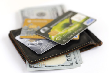 Obraz premium credit card closeup