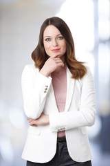 Fototapeta premium Successful young businesswoman