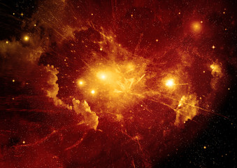 Obraz premium galaxy in a free space