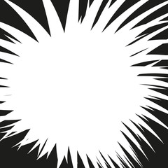 Abstract comic book flash explosion background