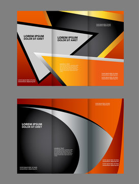Professional business flyer template or corporate brochure design
