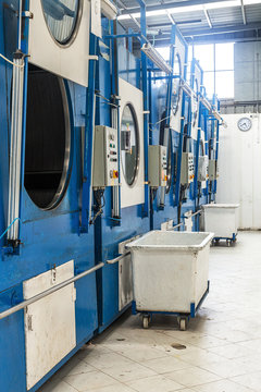 Inside a textile factory