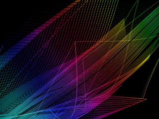 diagonal rainbow dark background
