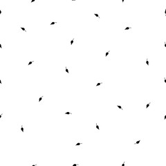 Seamless simple pattern with leaves