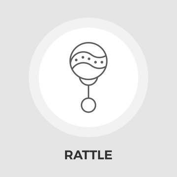Rattle Flat Icon