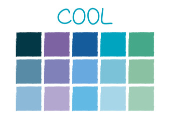 Cool Color Tone without Code Vector Illustration