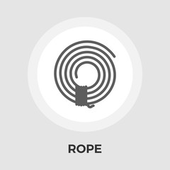 Rope vector flat icon