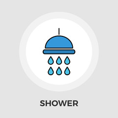 Shower vector flat icon