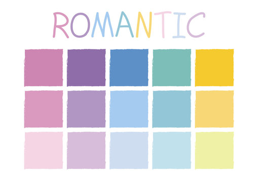 Romantic Color Tone without Code Vector Illustration