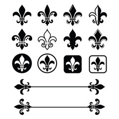 Fleur de lis - French symbol design, Scouting organizations, French heralry 