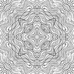 Abstract vector ethnic seamless pattern