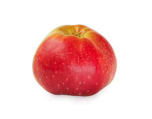 Beautiful ripe apple Isolated on white.