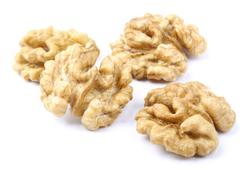 Walnuts Isolated On White