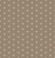 Fototapeta premium 和柄 麻の葉