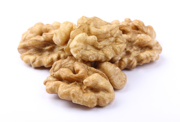 Walnuts Isolated On White
