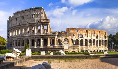 Foto auf Acrylglas great Colosseum. Rome. Italy © Freesurf