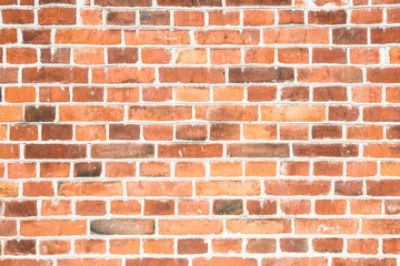 Red brick wall background.