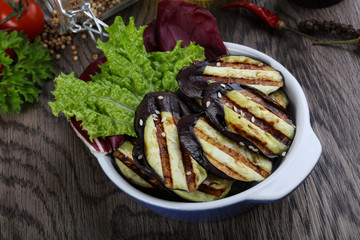 Grilled eggplant