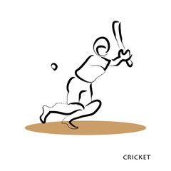 Hand drawn vector sport athlete silhouette isolated. Sportsman figure on white background. Human portrait. Dynamic moving illustration. Sketch. Ink drawing.