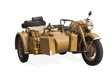 Obraz premium alters deutschers oldtimer militär- motorrad