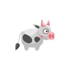 Cow Simplified Cute Illustration