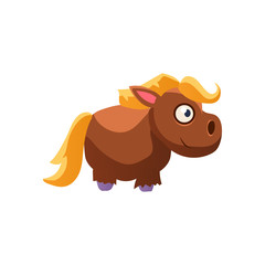 Horse Simplified Cute Illustration