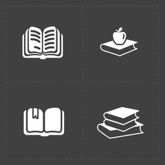 Modern Web Books set on Dark. 