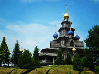 Gifhorn bells palace. Russian church in Gifhorn the museum