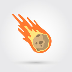 Flame meteorite 
