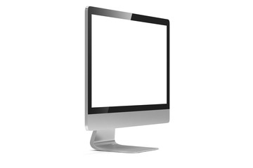 Modern Screen Monitor. 3d rendering.