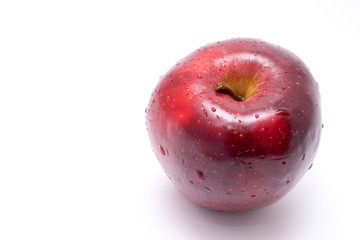 An red apple