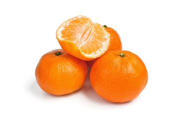 mandarin isolated on white background