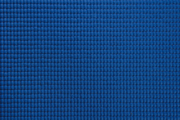 closeup shot of blue yoga mat