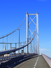 Tower on Forth Road Bridge, Scotland